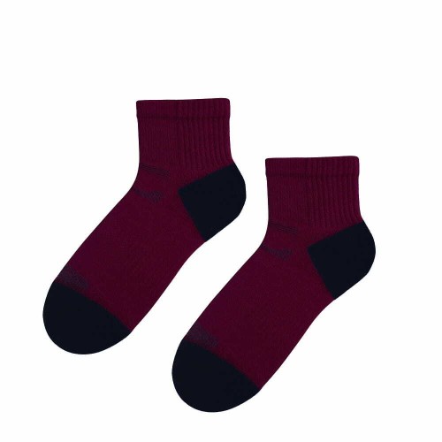 socks-footer-trekking-burgundy-dark-navy-blue