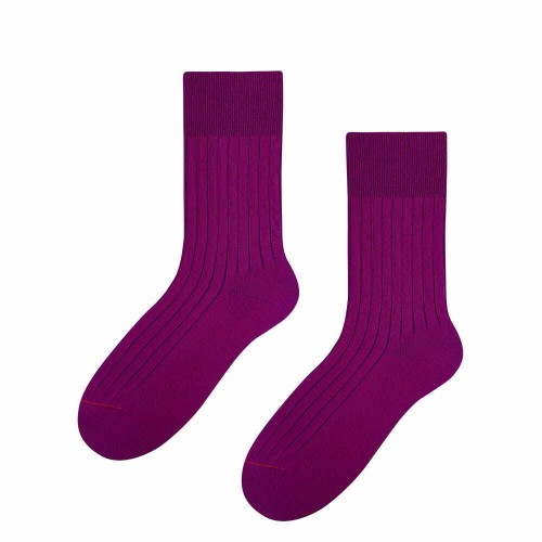 classic-cotton-socks-with-stripes-in-the-color-of-purple-or-fuchsia-flower