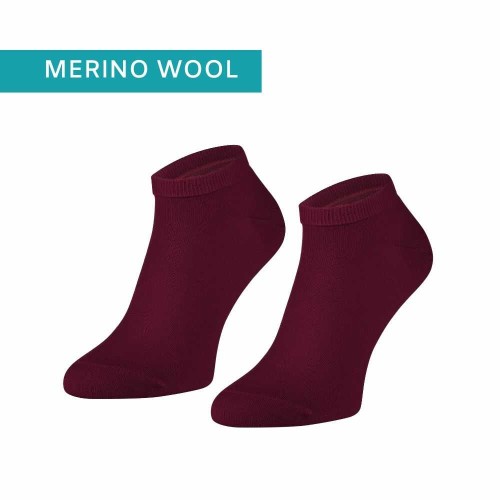 dark burgundy wool socks