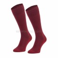 burgundy merino wool knee socks