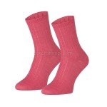 damskie skarpety z merino wool róża